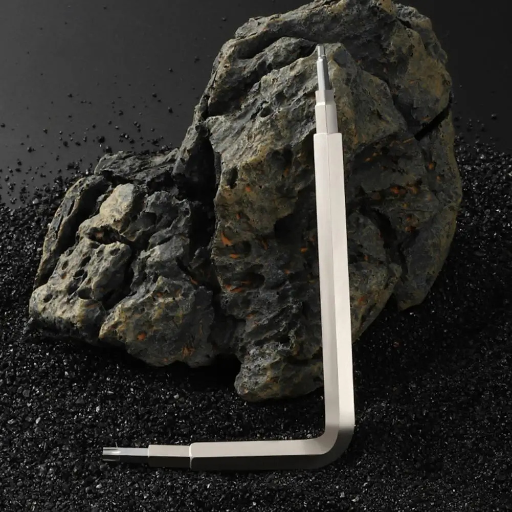 

Серебристый прочный Практичный Прочный велосипедный гаечный ключ, стальной велосипедный гаечный ключ L-образной формы для дорожного велос...