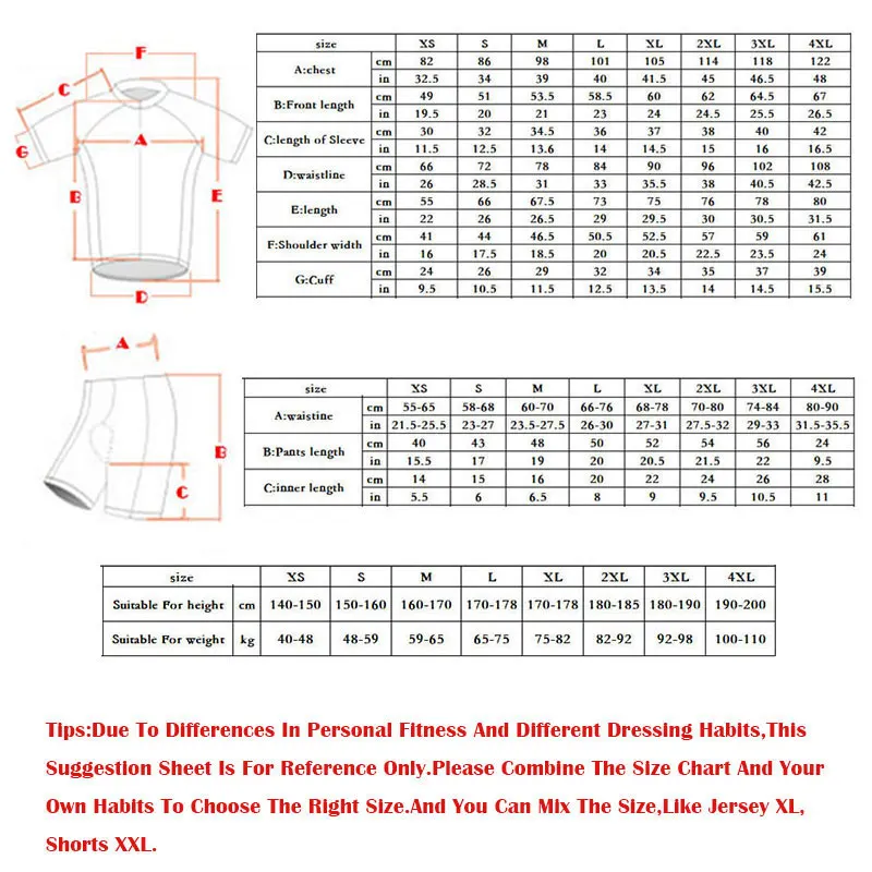 Moxilyn Cycling Jersey Sets Breathable Summer Short Sleeve Clothing Shirts With 20D Gel Padded Bib Shorts Riding Clothing Suit images - 6