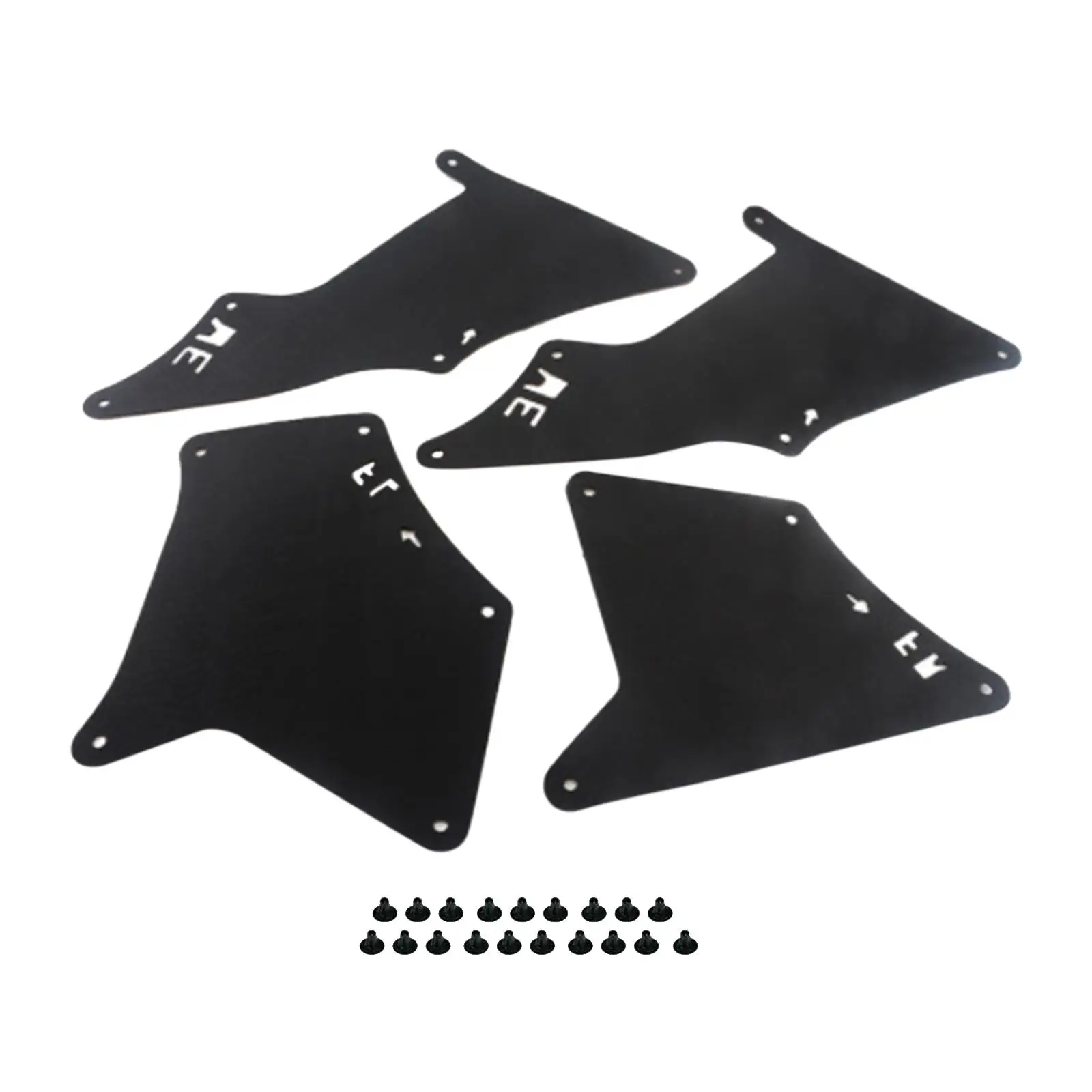 

4 Pieces Splash Guard Fender Liner Shields for Toyota Overbearing Prado