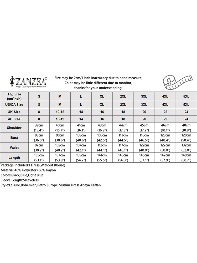 Модный женский Повседневный Сарафан ZANZEA на бретелях однотонный джинсовый синий