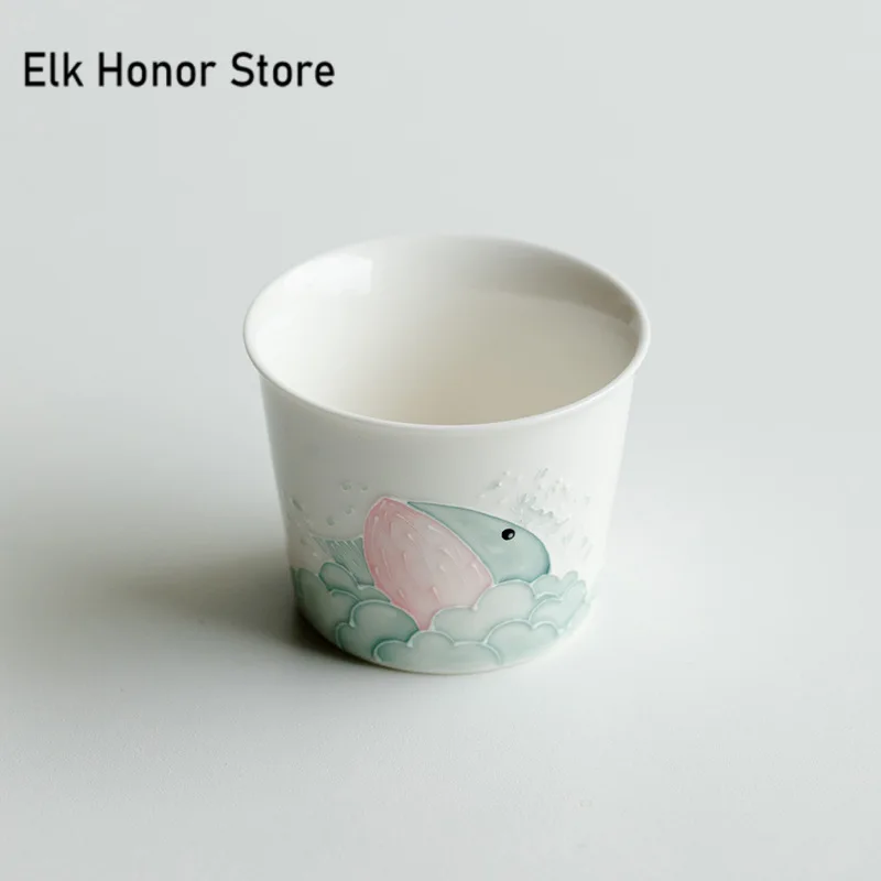 100 мл ручная роспись Маленький мастер Кита чашка ручной работы ворс резной