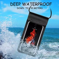 universal waterproof phone case cover touchscreen cellphone dry diving bag pouch w neck strap for iphone xiaomi samsung huawei