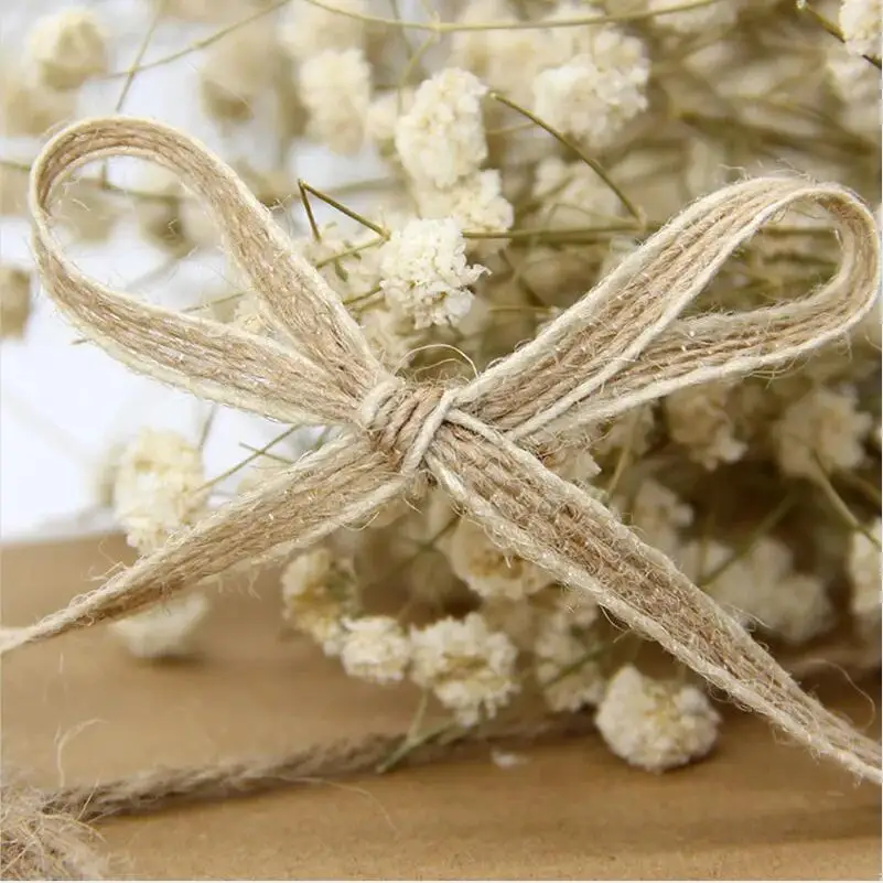 10 м/рулон джутовые рулоны лента из искусственной кожи с кружевами ремесла для