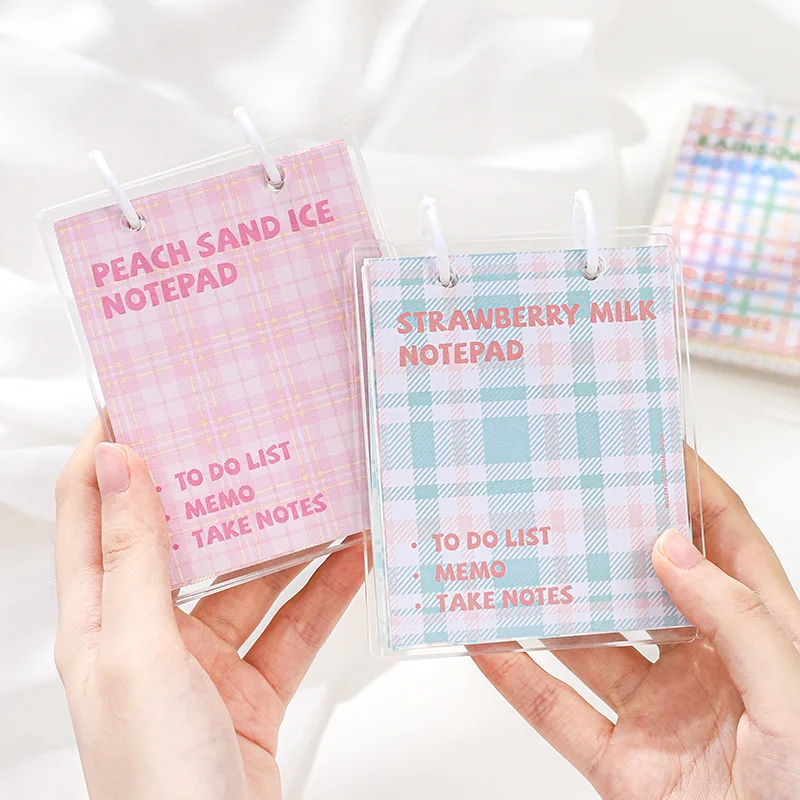 

Sweet Summer Colorful Grid Memo Pad 86*110mm Creative Message Notes 51 Sheets Cool School Office Supplies
