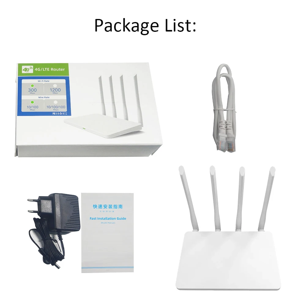 Zbtlink 4G WiFi Router 1200Mbps SIM Card 2.4G 5.8GHz LTE EC200TEU Modem Wireless Hotspot for Home Frequency Range B20 B28 images - 6