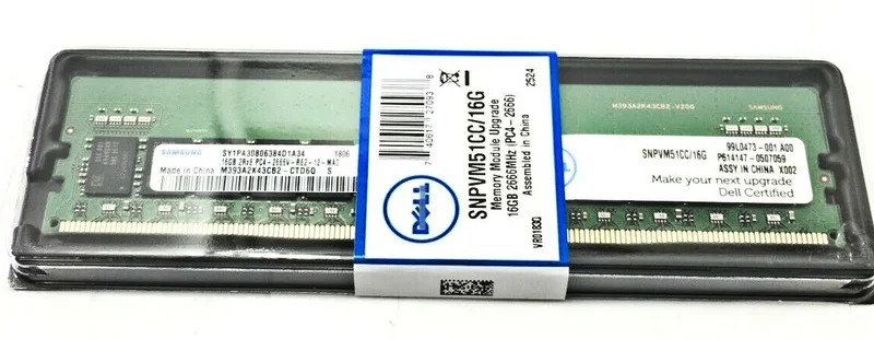 

RAM R440 R540 R640 R940 memory SNPVM51CC/16G 16G DDR4 2666V ECC