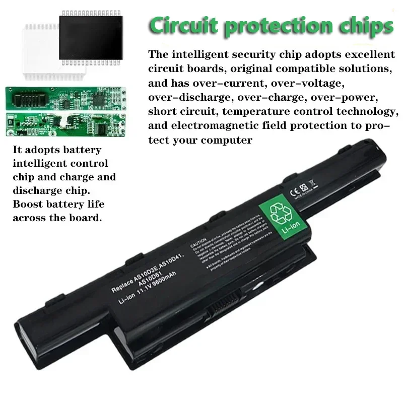 Аккумулятор для ноутбука Acer Aspire V3 5741 5742 5551G 5750 5560G 5741G 5750G AS10D51 AS10D71 AS10D75 AS10D81 AS10D3