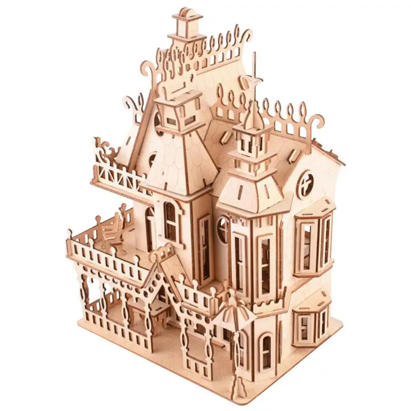 

1pcs Funny Beautiful DIY Creative Handmade 3D Wooden Puzzle for Kid Boy Child