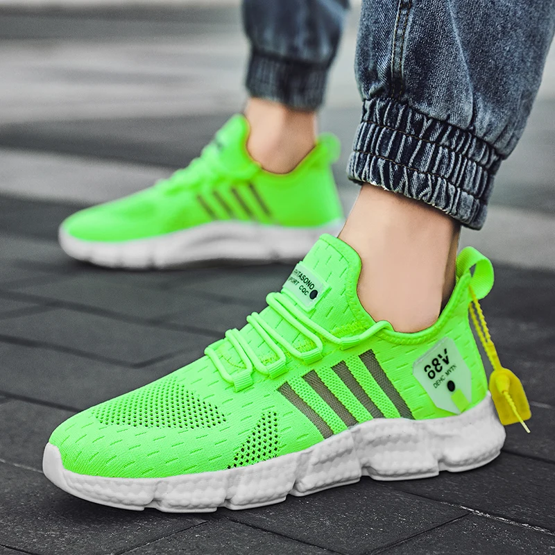 YOROUUP Sneakers for Men 2023 New Breathable shoes Man Comfortable Tennis Shoes Mesh Lightweight Shoes Male Outdoor Sport Shoes