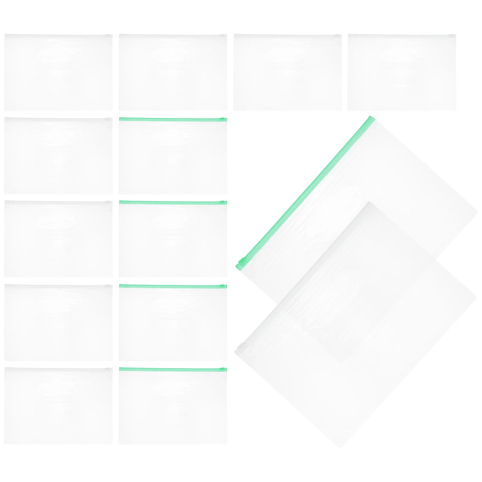 

20 шт., пластиковые конверты на молнии для хранения подгузников