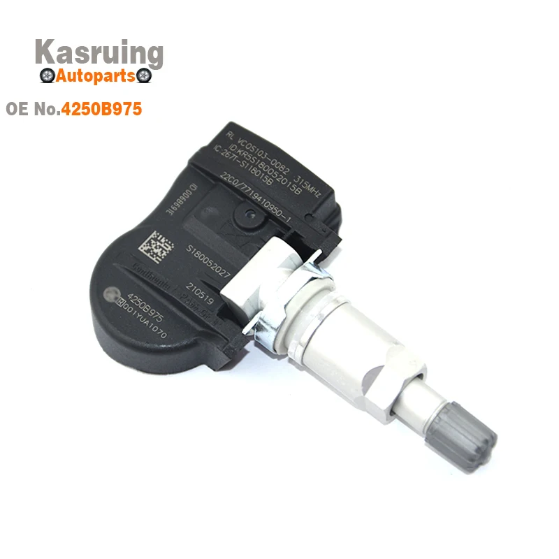 4250B975 4 шт./лот TPMS датчик системы контроля давления в шинах для Mitsubishi I-Miev Lancer Mirage