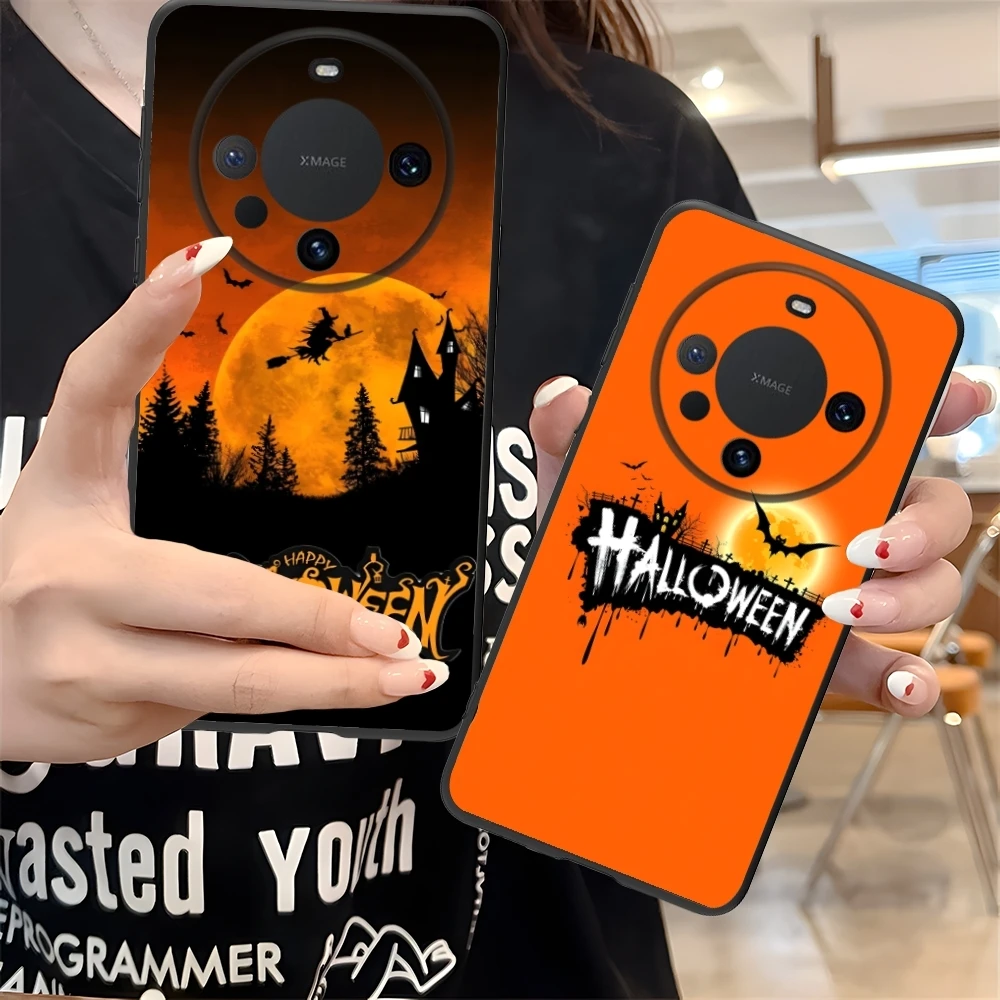 Чехол для мобильного телефона с тыквой на Хэллоуин Huawei Mate 60 50 40 30 20 10 Pro Plus Lite E 5G