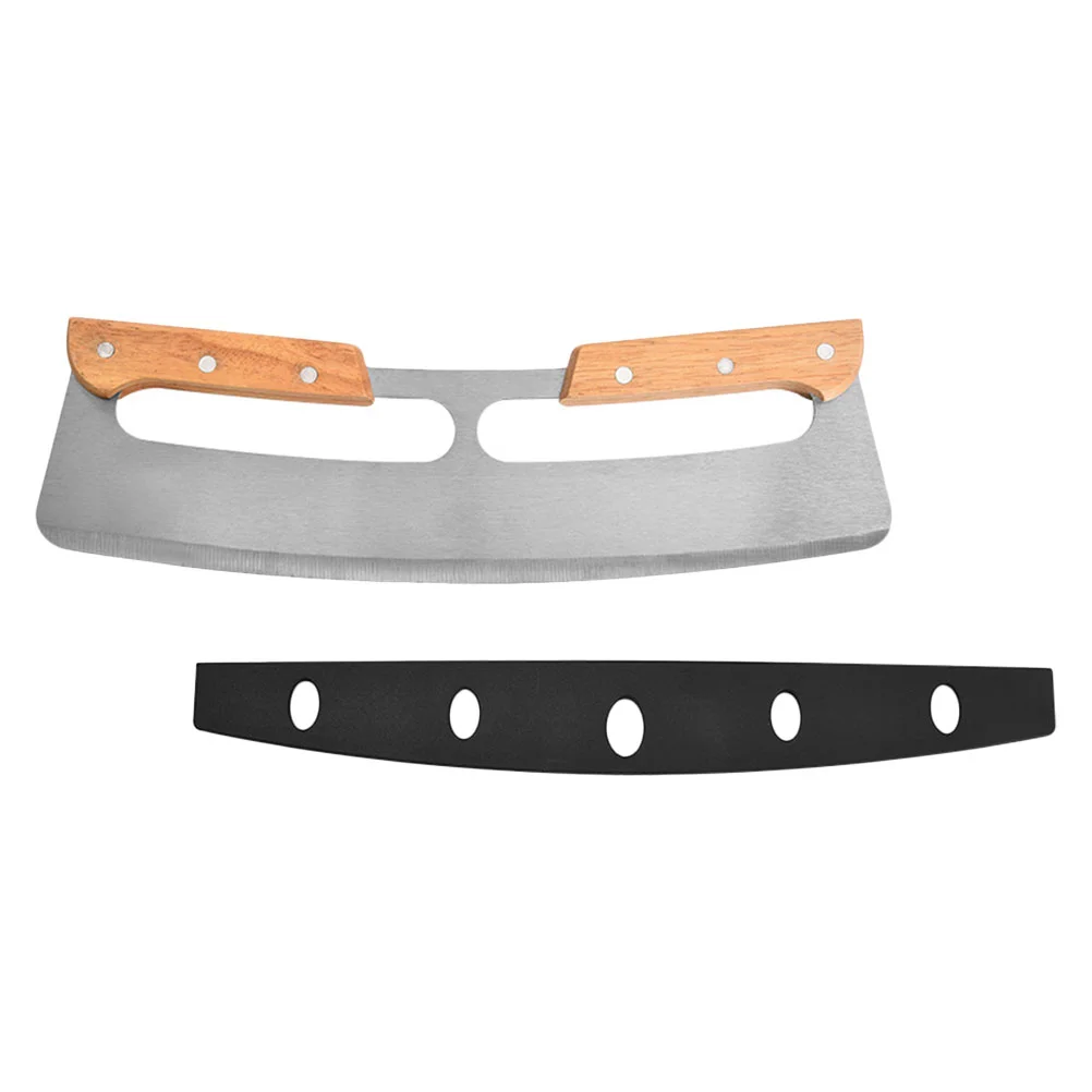 

Two Handle Pizza Semicircle Tools Double Domestic Kitchen Gadget