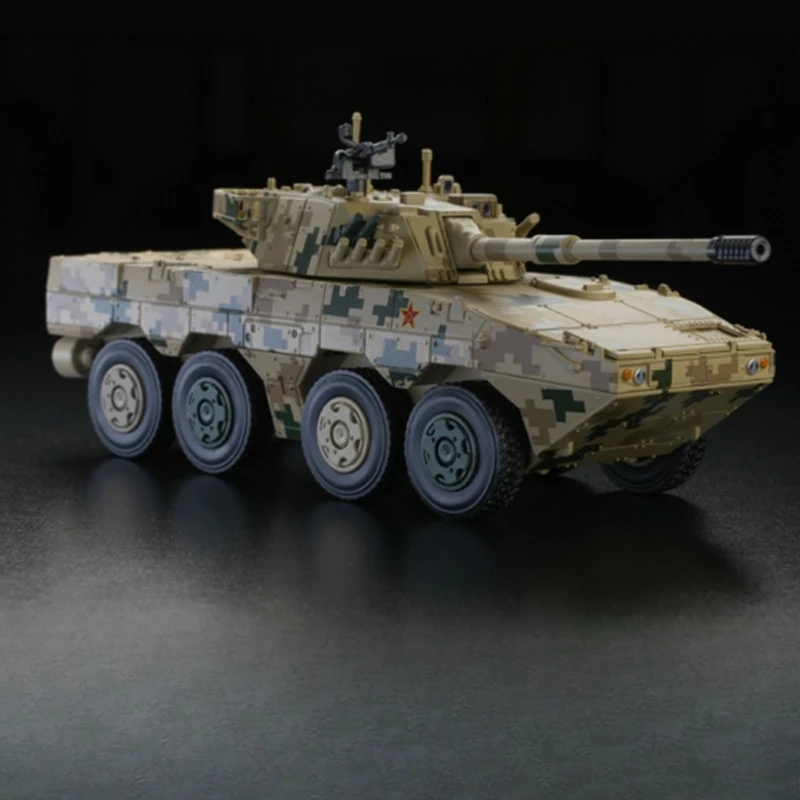 Фото Литой под давлением масштаб 1:64 танк 11-колесный бронеавтомобиль камуфляж штурмовой сплав модель автомобиля №4
