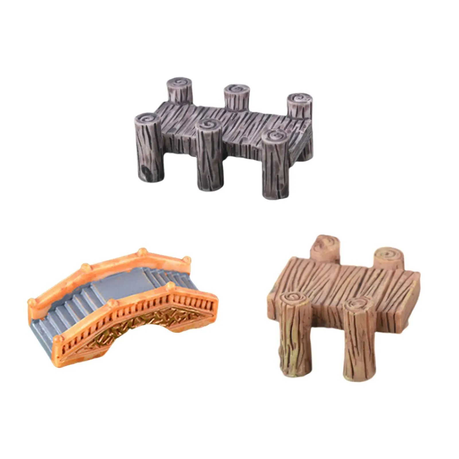 

Мини-садовый мост, мини искусственный мост, сказочный фотомост для газона, террариума, настольное украшение в горшке