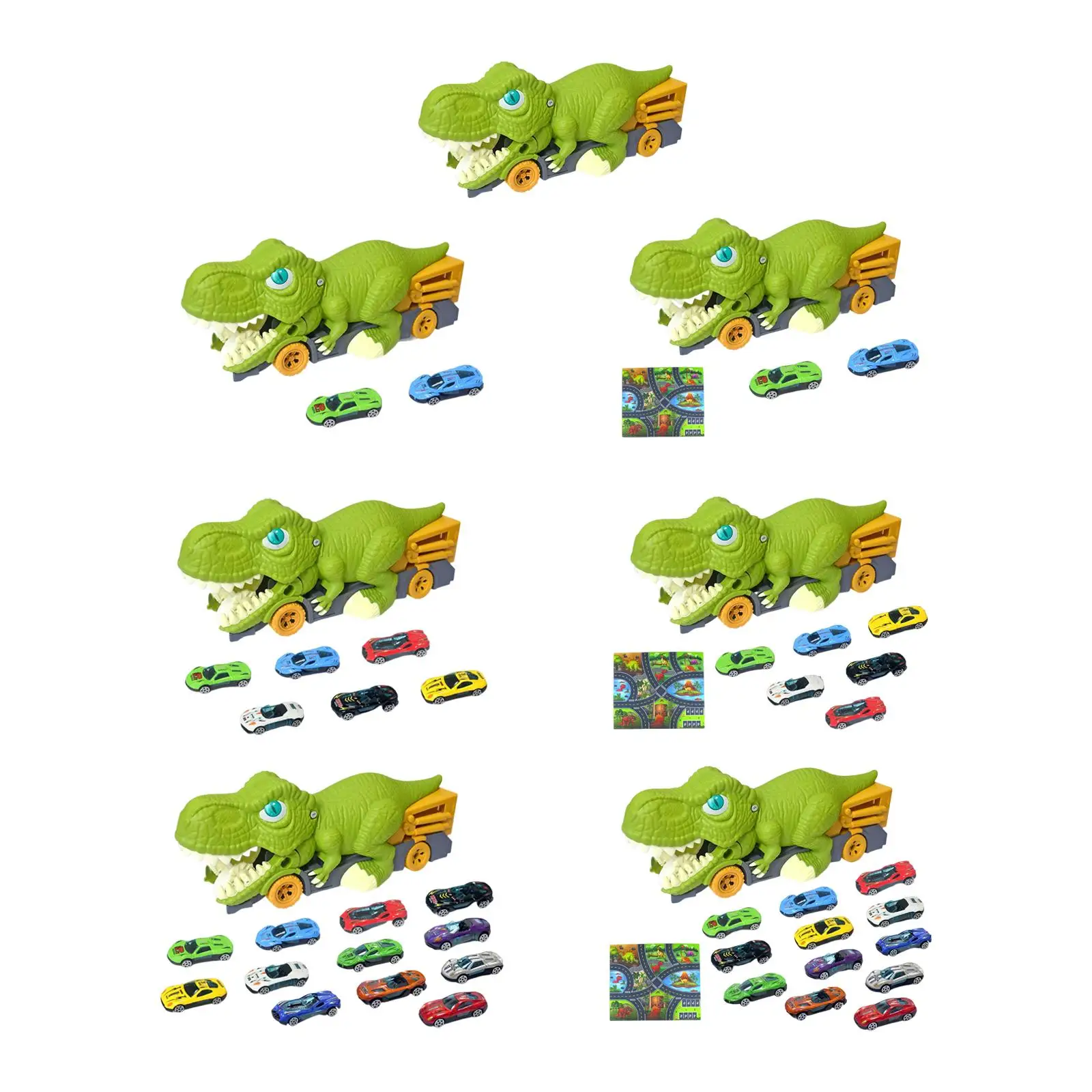 

Dinosaur Devouring Car Swallow Mini Cars Game for Kids Boys and Girls
