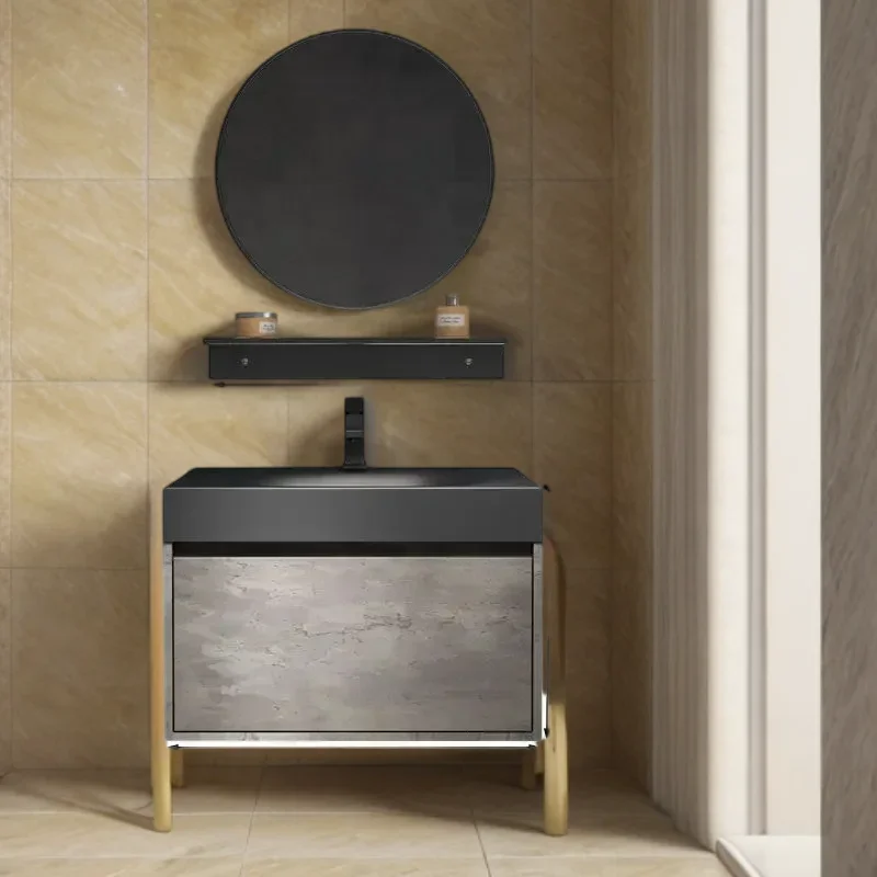 Туалетный столик мебель для ванной комнаты роскошные колонны хранения
