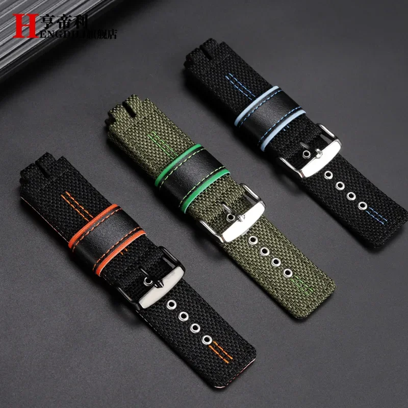 Фото Нейлоновый ремешок для часов Casio PROTREK PRW-3000 PRW-3100 PRW-6000 PRW-6100Y PRG-300 330, дышащий холщовый ремешок для часов, мужской браслет №1