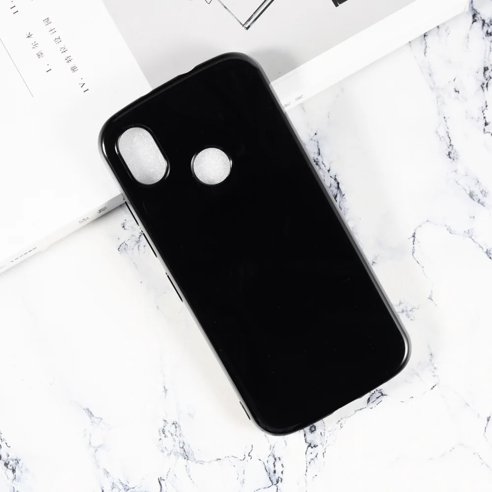 Transparent Phone Case for Caterpillar Cat S52 S 52 Soft Black TPU Case for Caterpillar CAT S52 S 52 with Temepred Glass Cat S52