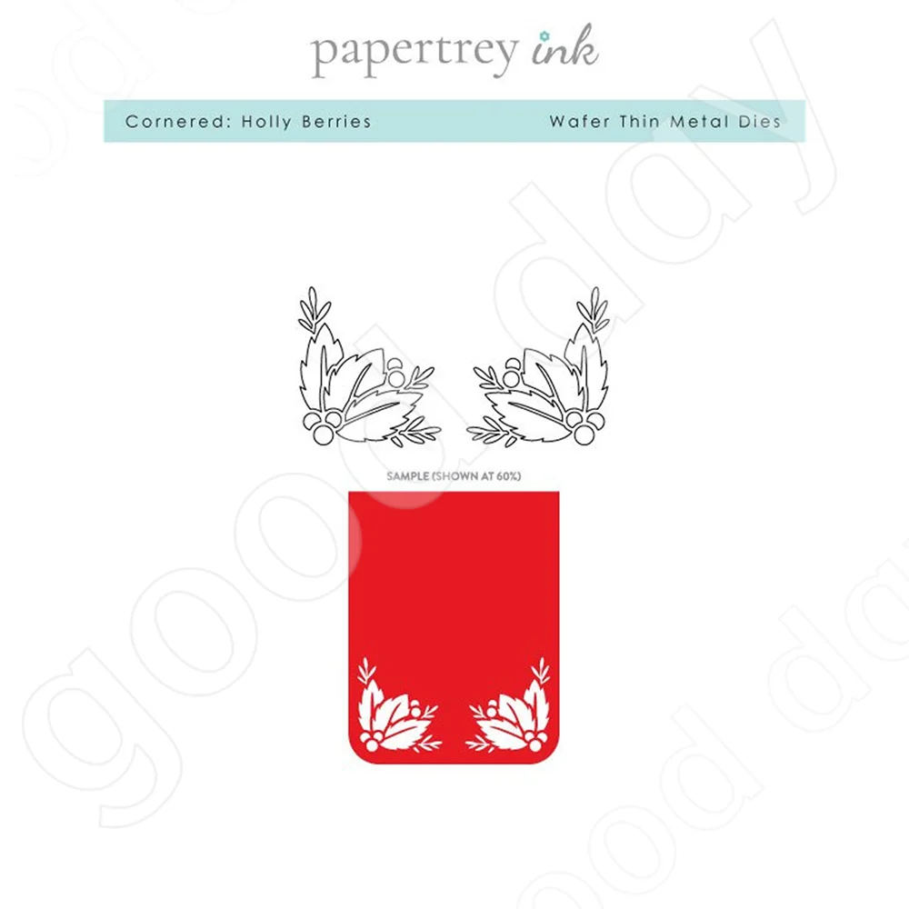 

Holly Berries Metal Cutting Dies Scrapbook Diary Decoration Embossing Template Diy Greeting Card Handmade Hot Sale New Arrival