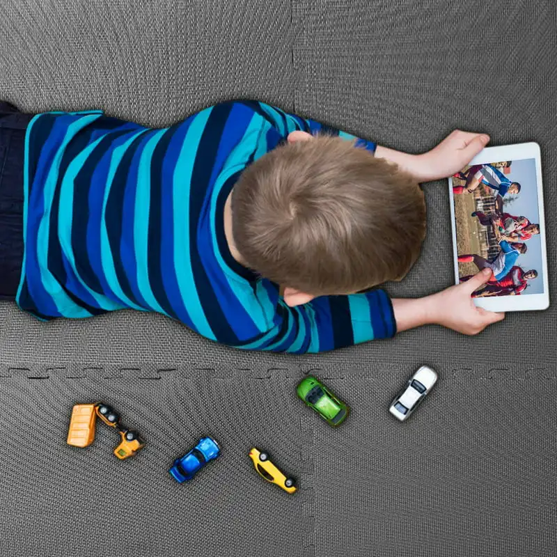 

Exercise Mat Foam Gym EVA Mat Interlocking Tiles Protective Flooring for Gym Equipment and Cushion for Workouts