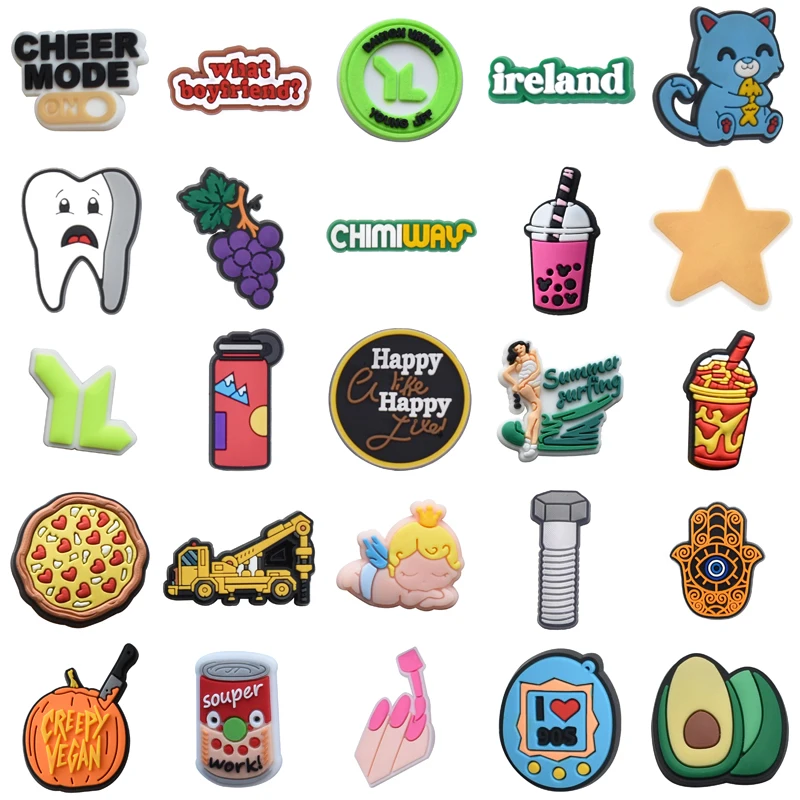 

Рождественские подарки, аксессуары для детской обуви, подвески-Кроксы для крокса, очаровательные Дизайнерские летние популярные украшения...