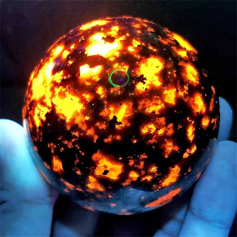 

Natural Flame Stone Ball Crystal Energy Ore Home Decoration Gifts Mineral Reiki Healing Feng Shui Ornaments