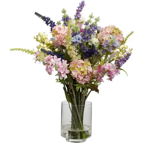 

and Hydrangea Artificial Flower Arrangement, Multicolor