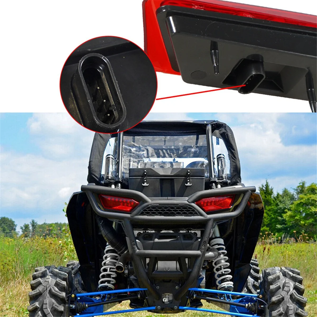 2 шт. красные светодиодные задние фонари для Polaris RZR 1000 900 XP 4 Turbo 2014-2019 2412341 2412342
