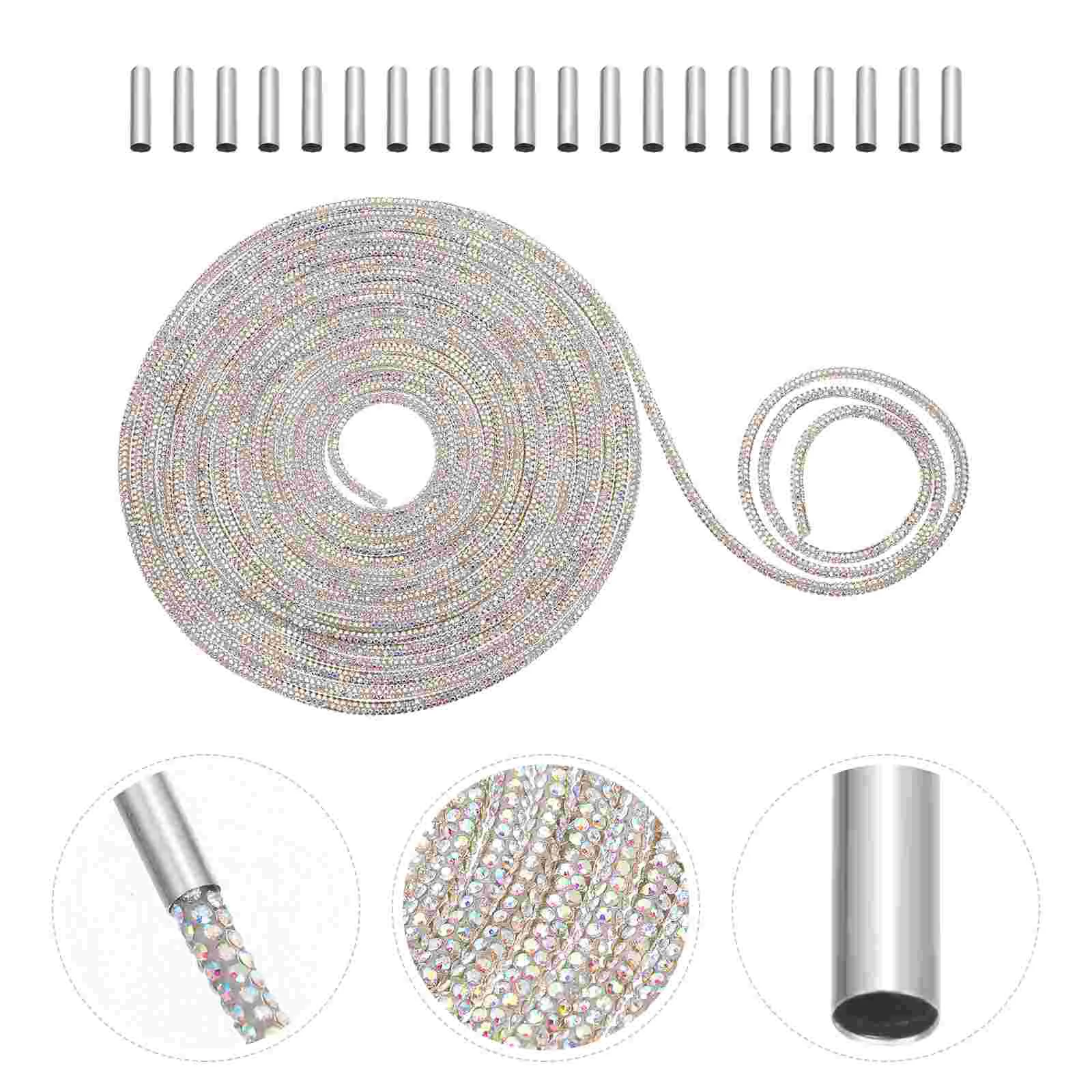 

Shoe Laces Drawstring Shoelace Rhinestone Crystal Glitter Shoelaces Ropes Replacement Bling Shiny Accessories Shoes Ropes Hoody