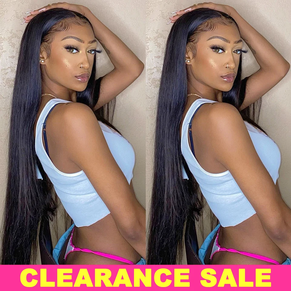 

Парик женский из натуральных волос, без клея, 13X4