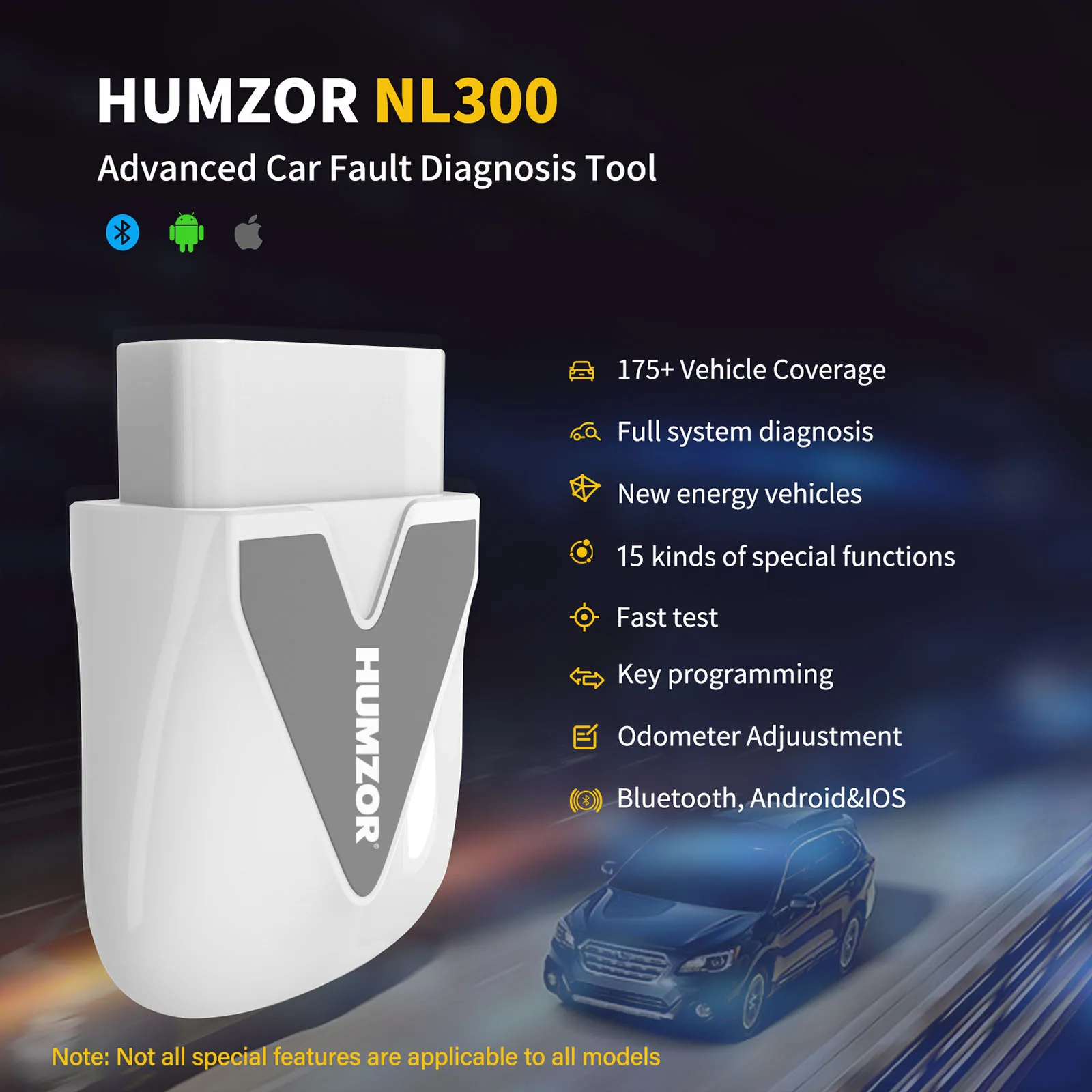 2022 новейший сканер для полной диагностики системы humзор NEXZSCAN NL300 с функцией