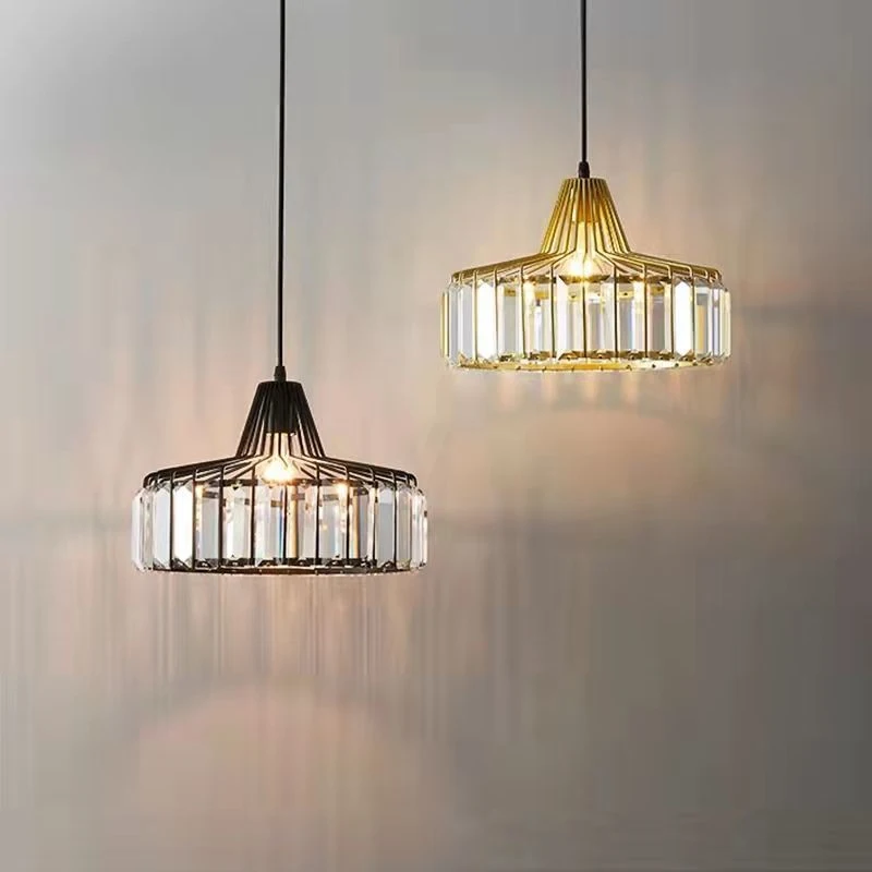 Modern Crystal Pendant Lights Living Room Bedroom Kitchen Hanging Lamp Nordic Restaurant Dining Room Light Fixtures Home Decor