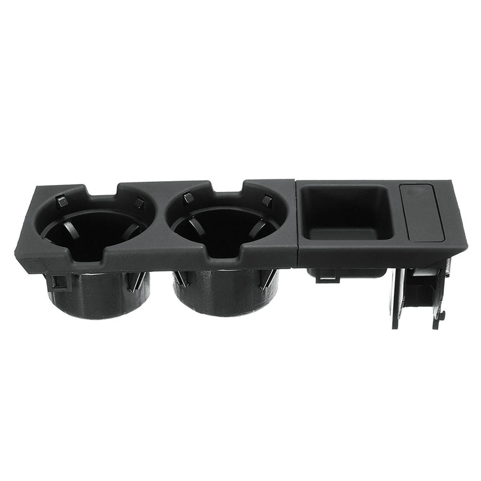 

Car Front Center Console Drink Cup Holder Coin Holder Tray For BMW 3Series E46 1998-2004 Black Car Accessories