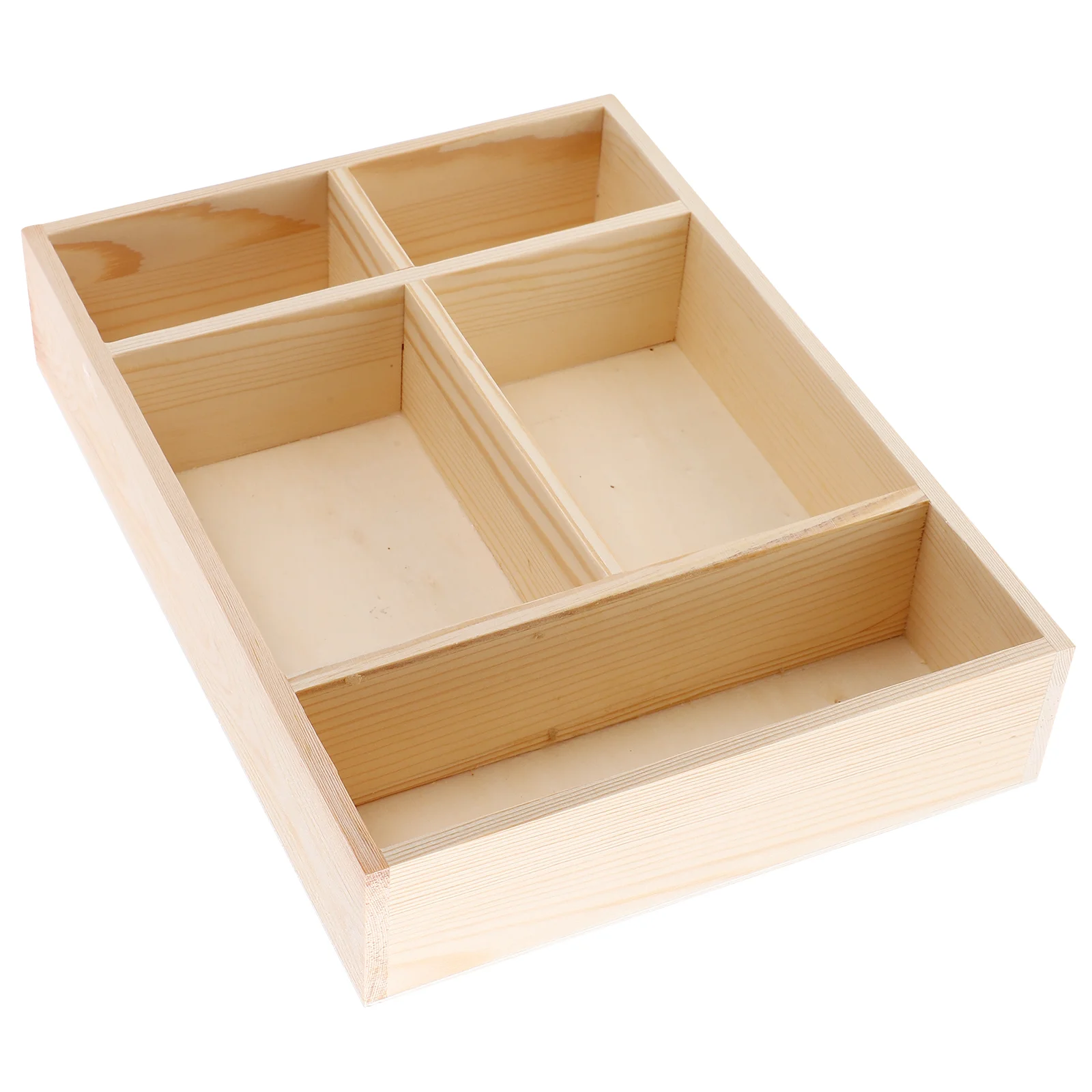 

Tea Bag Organizer Box Packets Case Household Multi Functional Storage Sugar Holder Coffee Bar Wood Bin Holders