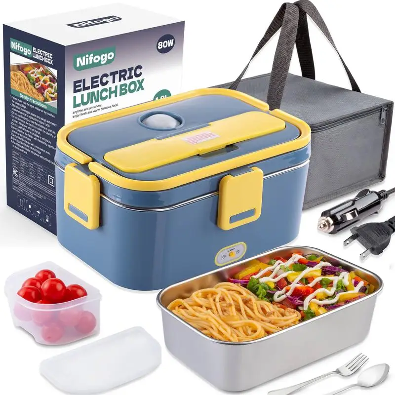 Электрический ланч-бокс портативный подогреватель еды для взрослых быстрый