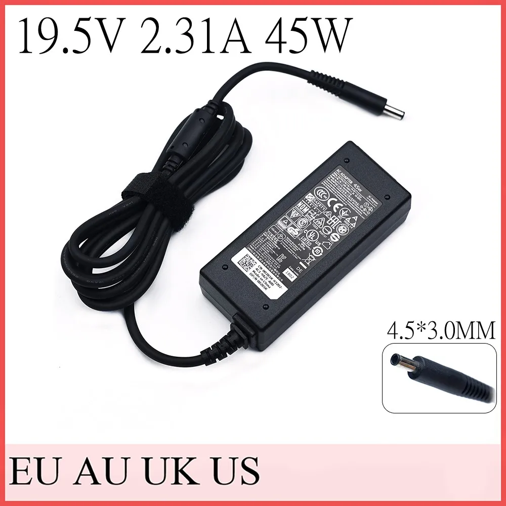

19.5V 2.31A 45W 4.5*3.0mm Laptop Charger Adapter For Dell Inspiron XPS13 9360 9350 9343 9365 XPS12 LA45NM140 Vostro5370 13 5000