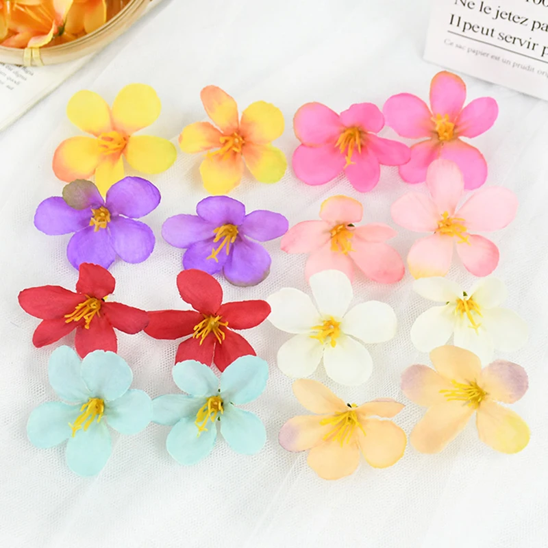 

30pcs Silk Orchid Artificial Flower Head Wedding Home Decor Phalaenopsis DIY Handmade Christmas Wreath Gifts Box Craft Accessory