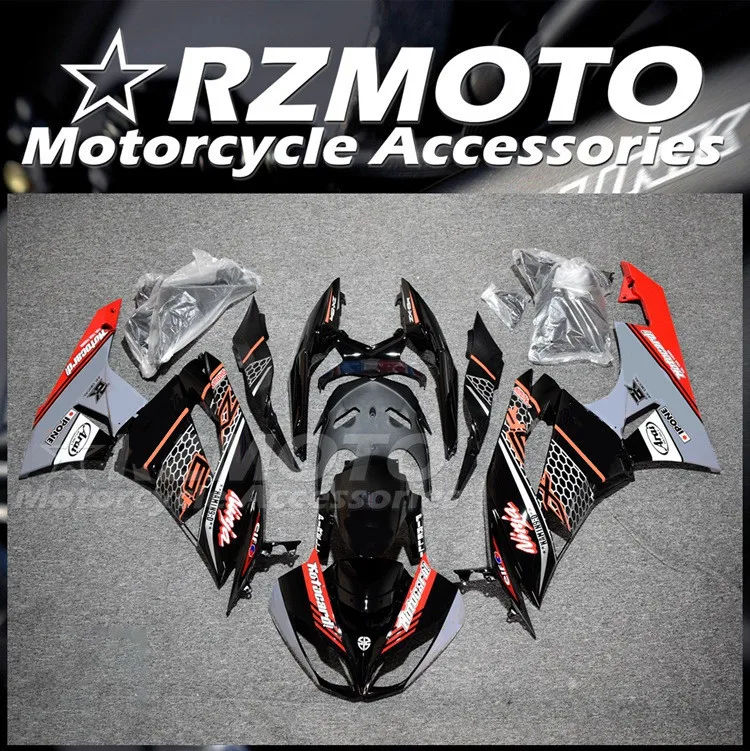 

Новый комплект обтекателей для мотоцикла ABS, подходит для Kawasaki Ninja ZX-6R ZX6R 636 599 2009 2010 2011 09 10 11 12, черный, серый