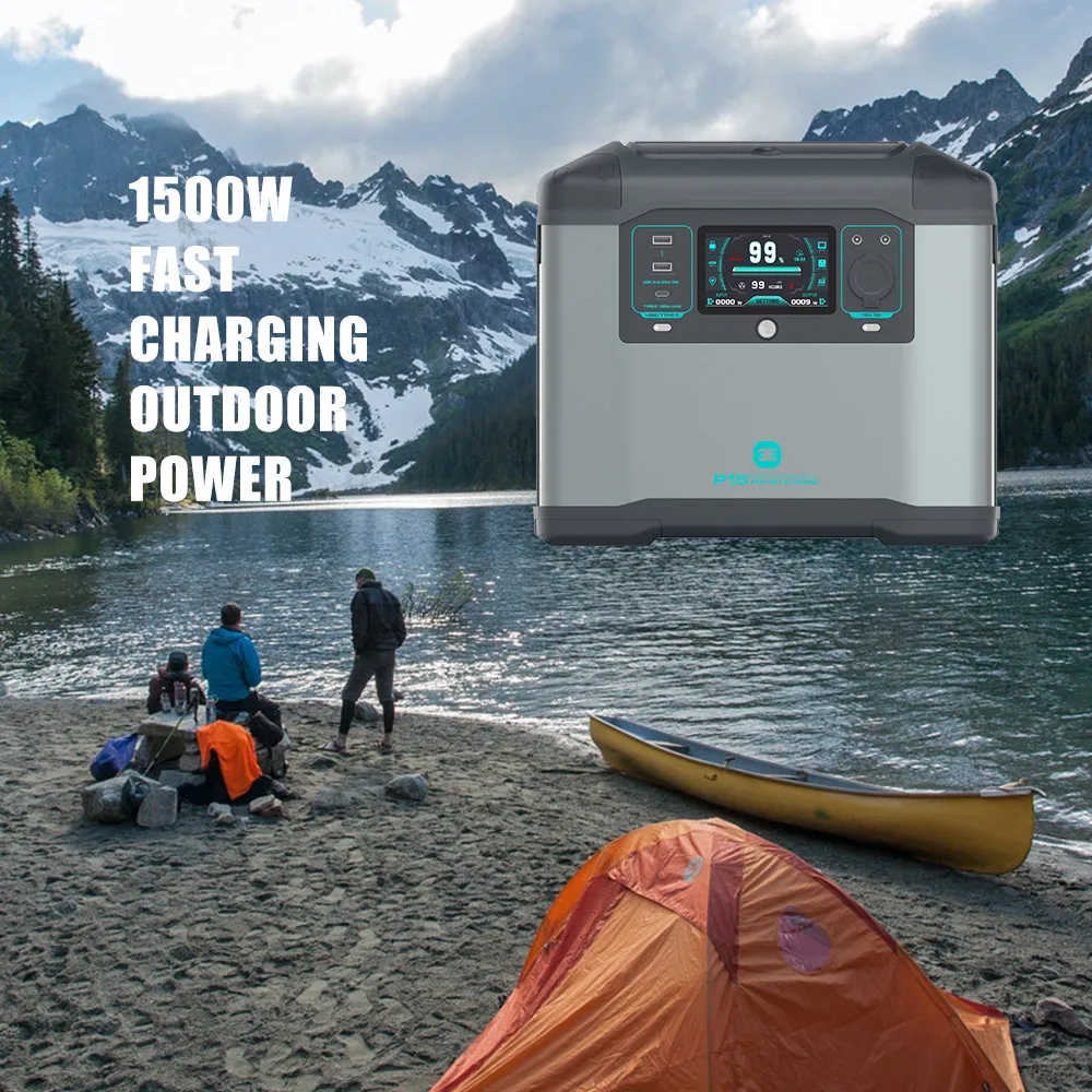 

1008Wh PD 100W Quick Char Solar Generator with AC 110V 220V 1500W Outlet Backup Battery for Home Camp Portable Power Station