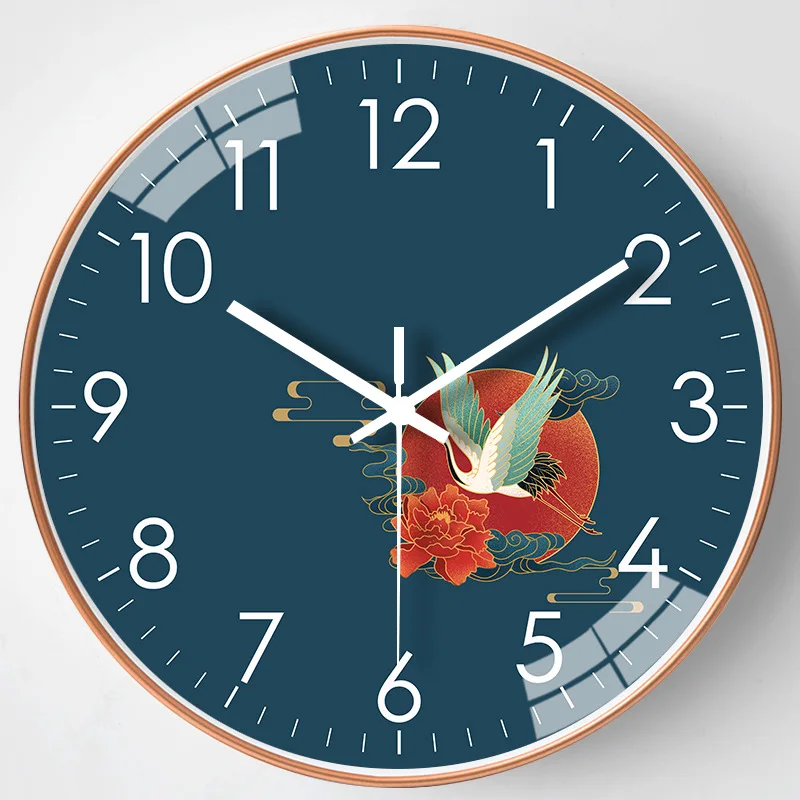 

Bedroom Decorated Wall Clock for Living Room Decoration Round Silent Mural Clocks Wall Home Decor Nordic Creative Mute Watch 3d