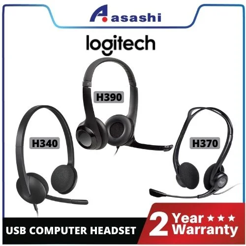 

Logitech H340 H370 H390 H110 H111 H600 USB Computer Headset 981-000477 981-000710 981-000485 981-000459 981-000504