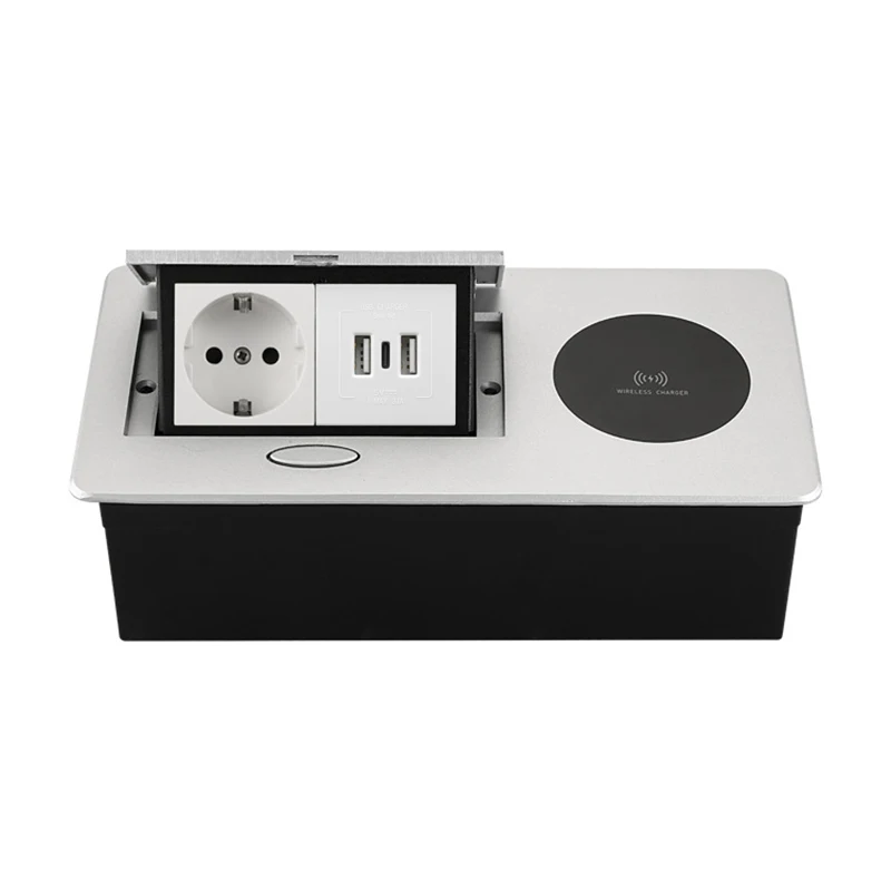 

Реwnssin выдвижная розетка с беспроводной зарядкой