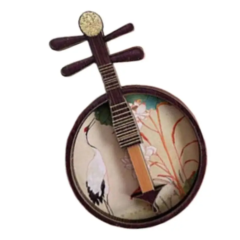 Кукольный домик Guzheng миниатюрный инструмент китайские антикварные инструменты