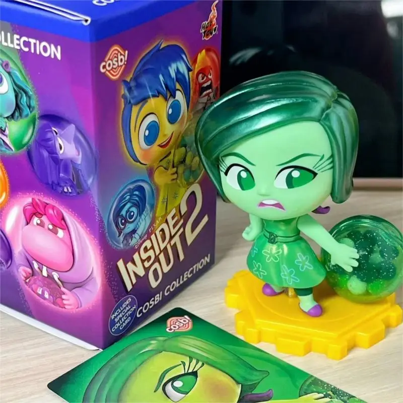 Disney Figurka Pixar Inside Out 2 Tajemnicze pudełko Joy Sadness Anger Disgust Cosbi Blind Box Model kolekcjonerski Lalki Zabawka Prezent urodzinowy