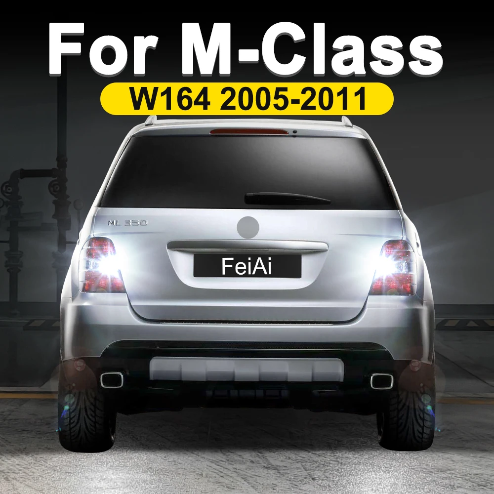 

Для Mercedes Benz ML W164 светодиодные фонари заднего хода 2005 2006 2007 2008 2009 2010 2011 W164 тюнинг аксессуары резервный фонарь заднего хода