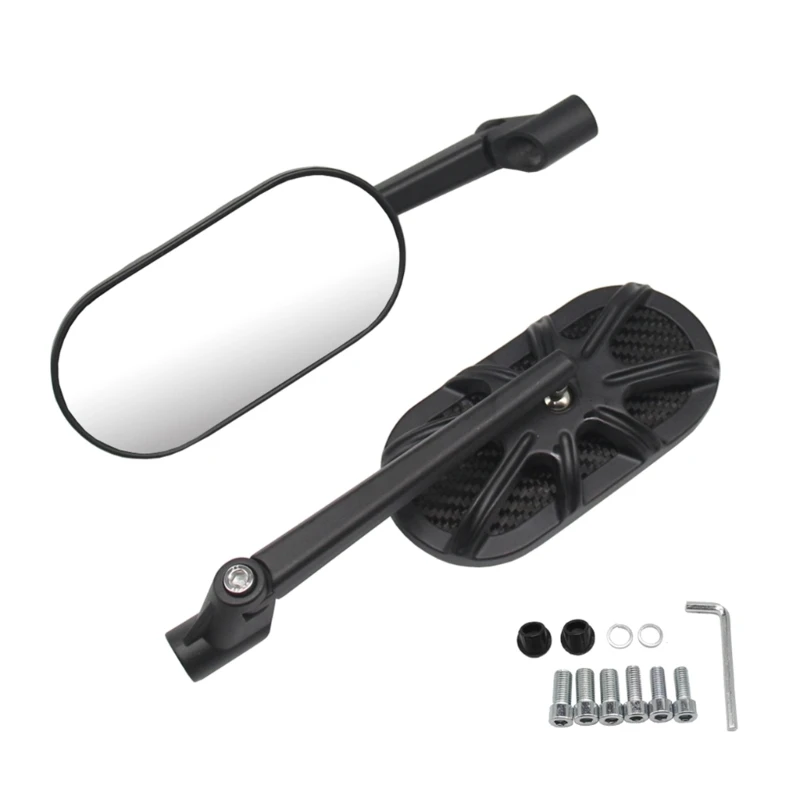 

Rear View Mirrors for Scooter E-Bike Electromobile Convex Rear View Mirror Motorcycle Mirrors with 8mm 10mm Bolt