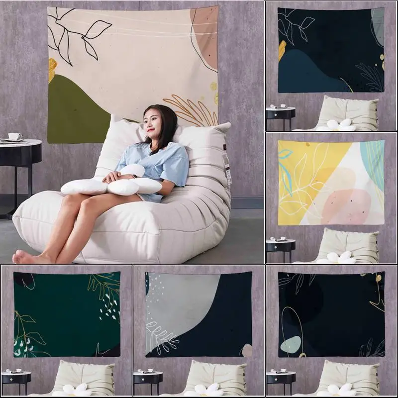 

Simple Line Abstract Tapestry Art Printing Cheap Hippie Wall Hanging Bohemian Wall Tapestries