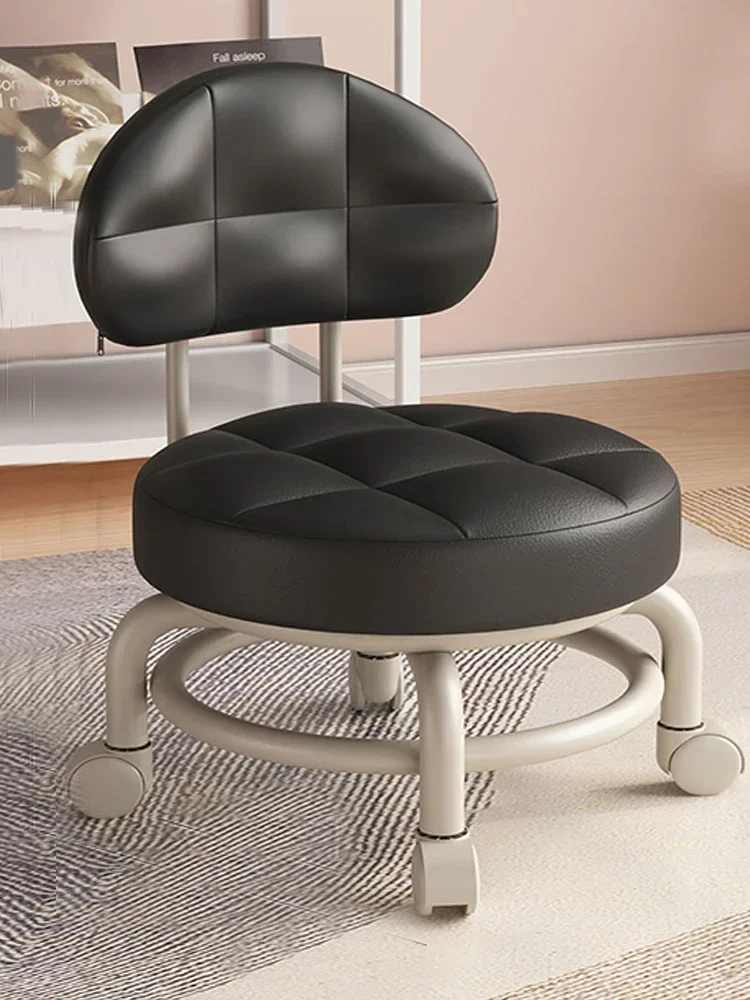 Rückenlehne Riemens cheibe Wickels chuhe runder Hocker Pediküre Stuhl работо niedriger интеллектуальные сделки schemel