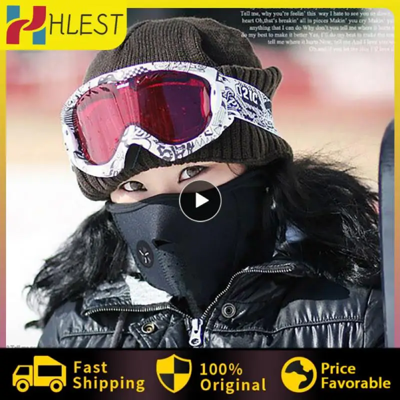 

2021 Winter motorcycles Mask Fleece Thermal Keep Warm Windproof Cycling Face Mask Balaclava Ski Mask Fishing Skiing Hat Headwear
